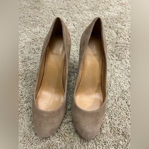 J Crew made in Italy suede heels